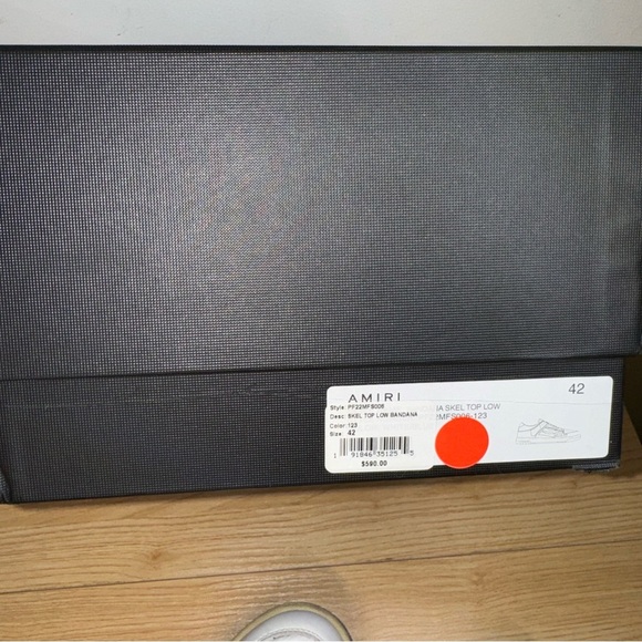 Amiri Skel Top Low Bandana - White Blue - Picture 6 of 8